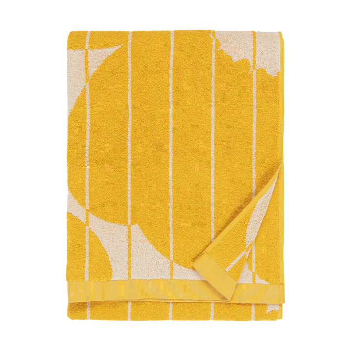 Vesi Unikko badhandduk 70x150 cm, Spring yellow-ecru Marimekko