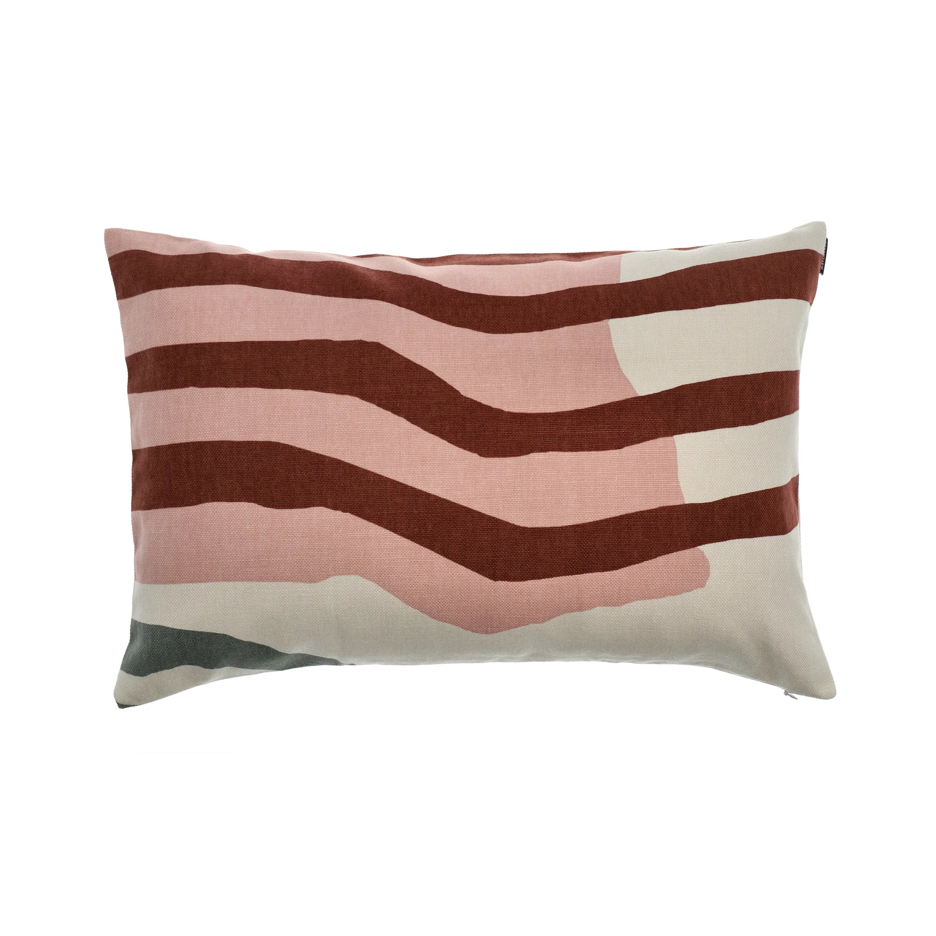 Vuosirenkaat kuddfodral 40x60 cm, Beige-grön-rosa Marimekko