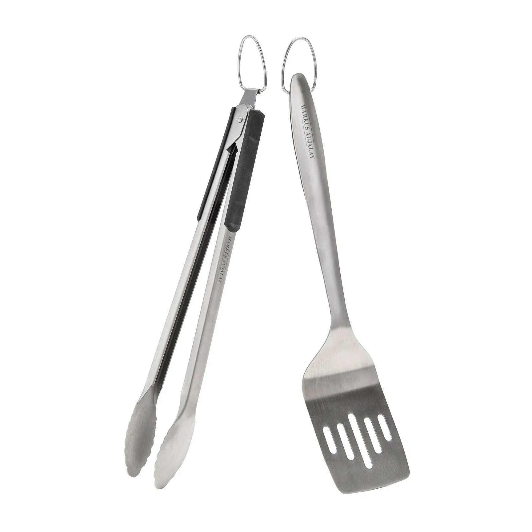 Markus BBQ grillset 2 delar 10x43 cm, Silver Markus Aujalay