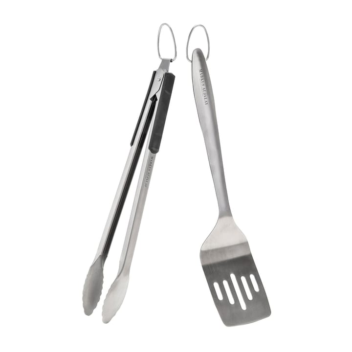 Markus BBQ grillset 2 delar 10x43 cm - Silver - Markus Aujalay