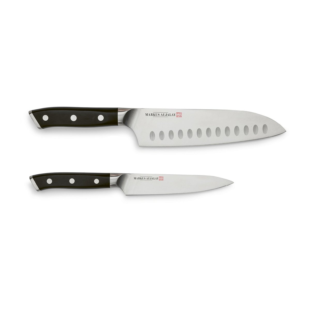 Markus Aujalay Markus Classic knivset 2 delar | Skandinavisk Design | Knivset | Silverfärgad