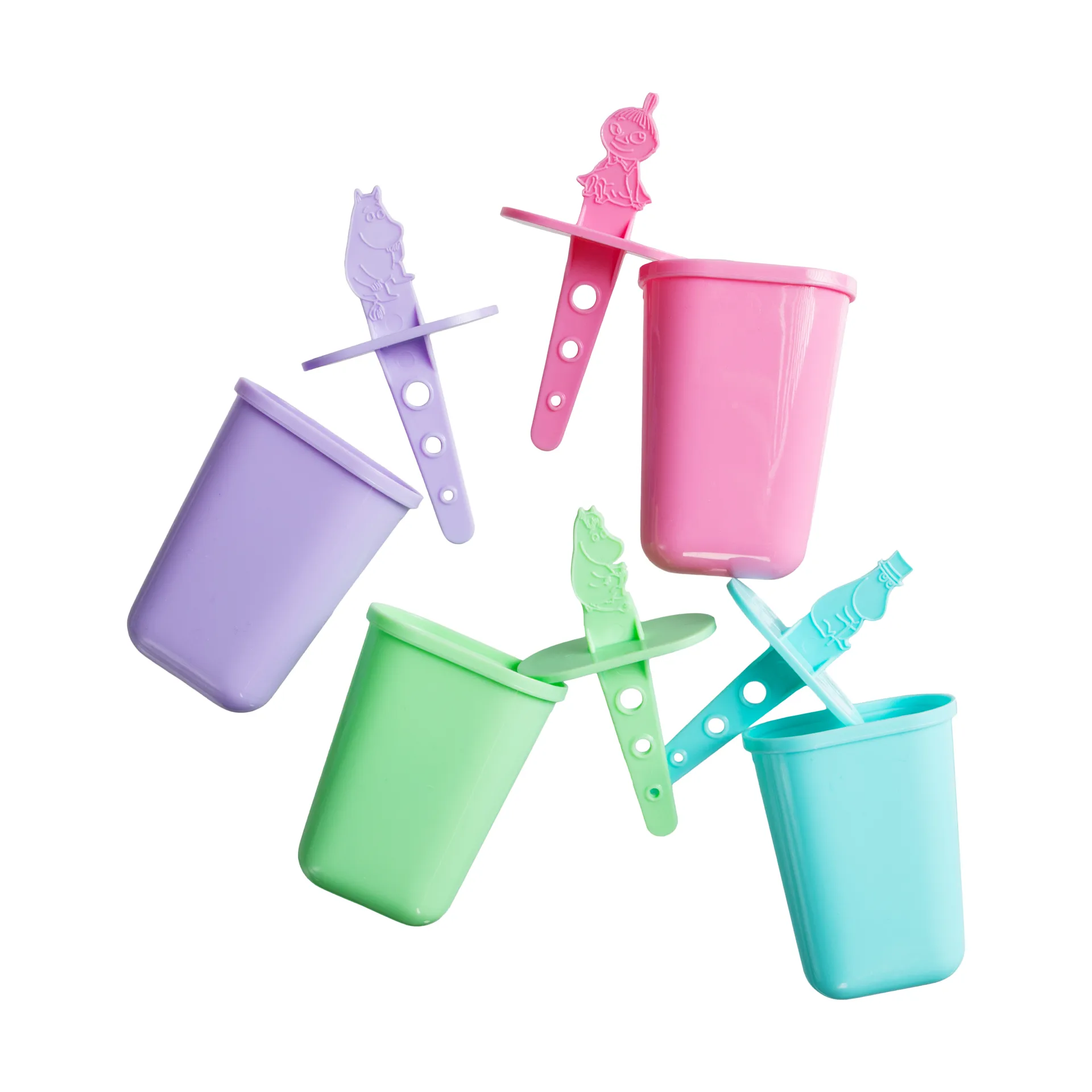 Mumin iskglassform 4 delar, Läskis, 8,5x24 cm Martinex