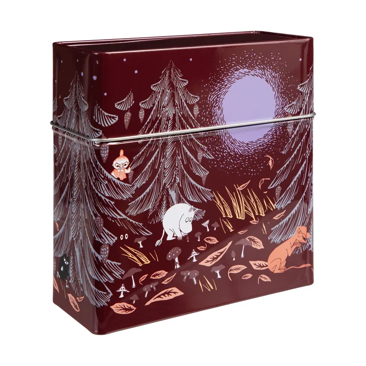 Mumin urskog filterburk - Röd, 15,5x16 cm - Martinex