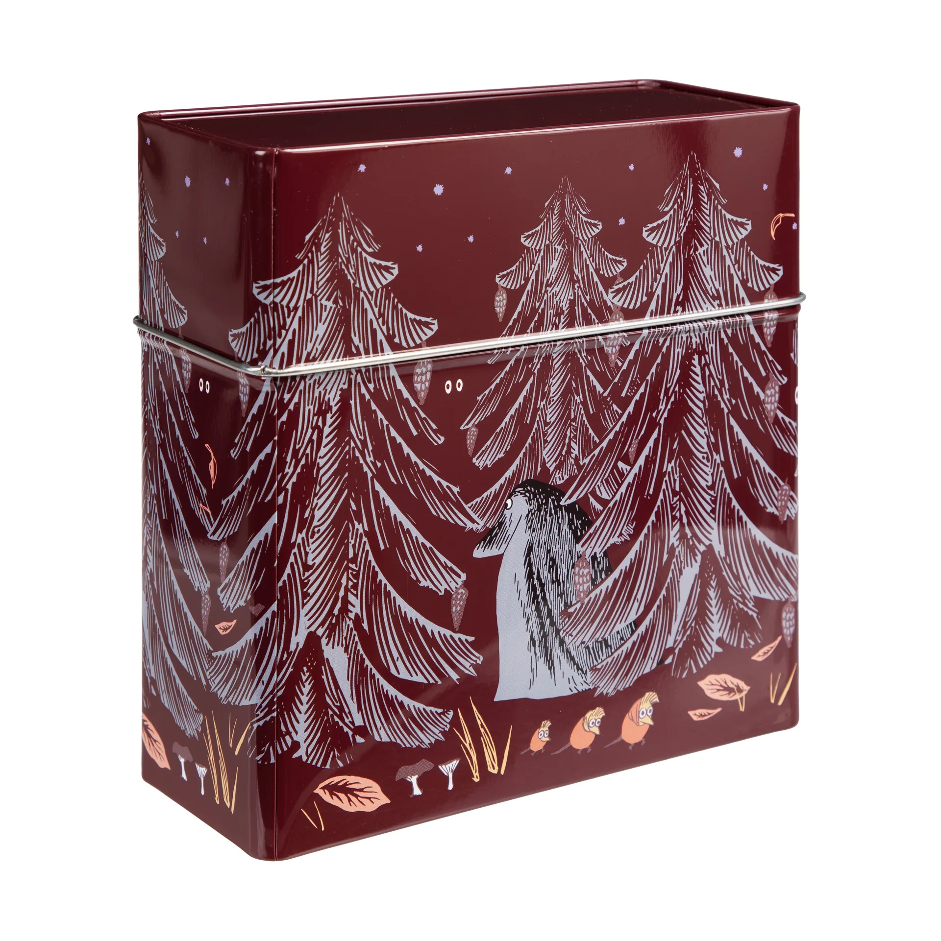 Mumin urskog filterburk, Röd, 15,5x16 cm Martinex