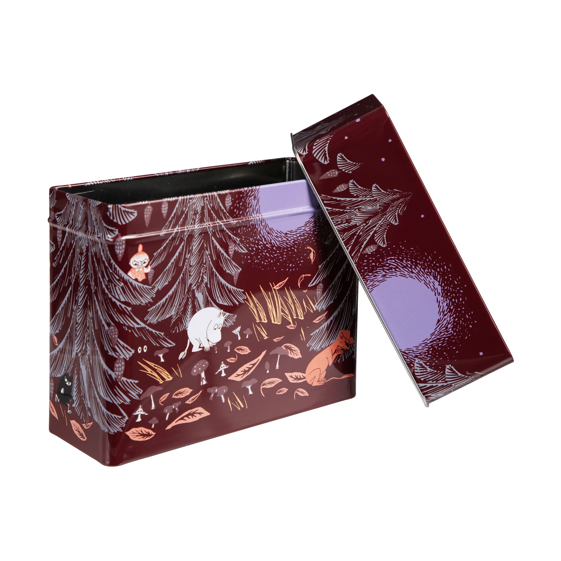 Mumin urskog filterburk, Röd, 15,5x16 cm Martinex