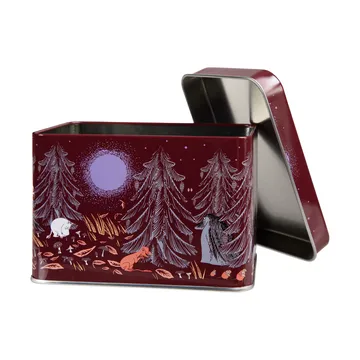 Mumin urskog teburk - Röd, 15x9,5 cm - Martinex