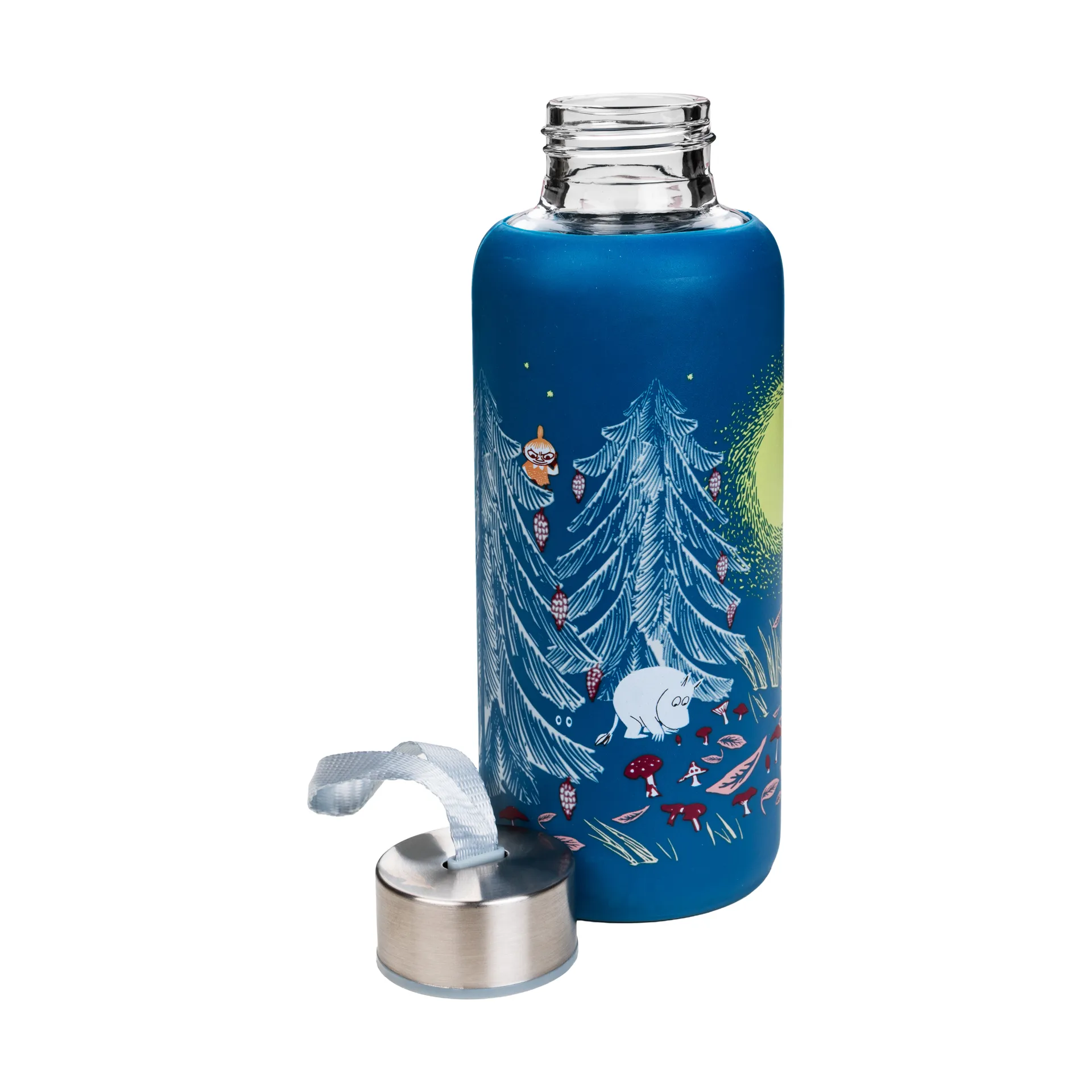 Mumin urskog vattenflaska, Glas, 0,45 L Martinex