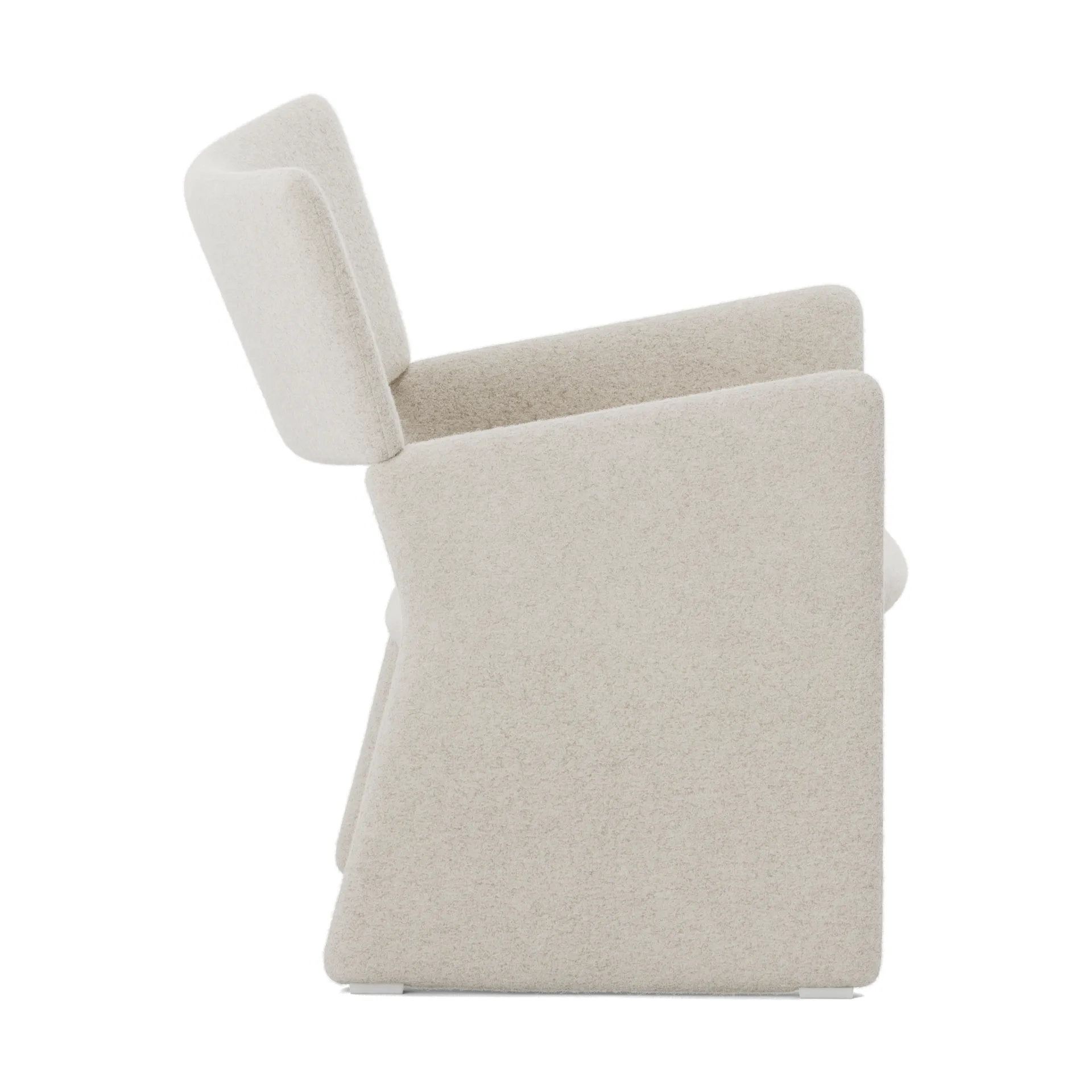 Crown Easy Chair fåtölj, Spiral 21 Chalk Massproductions