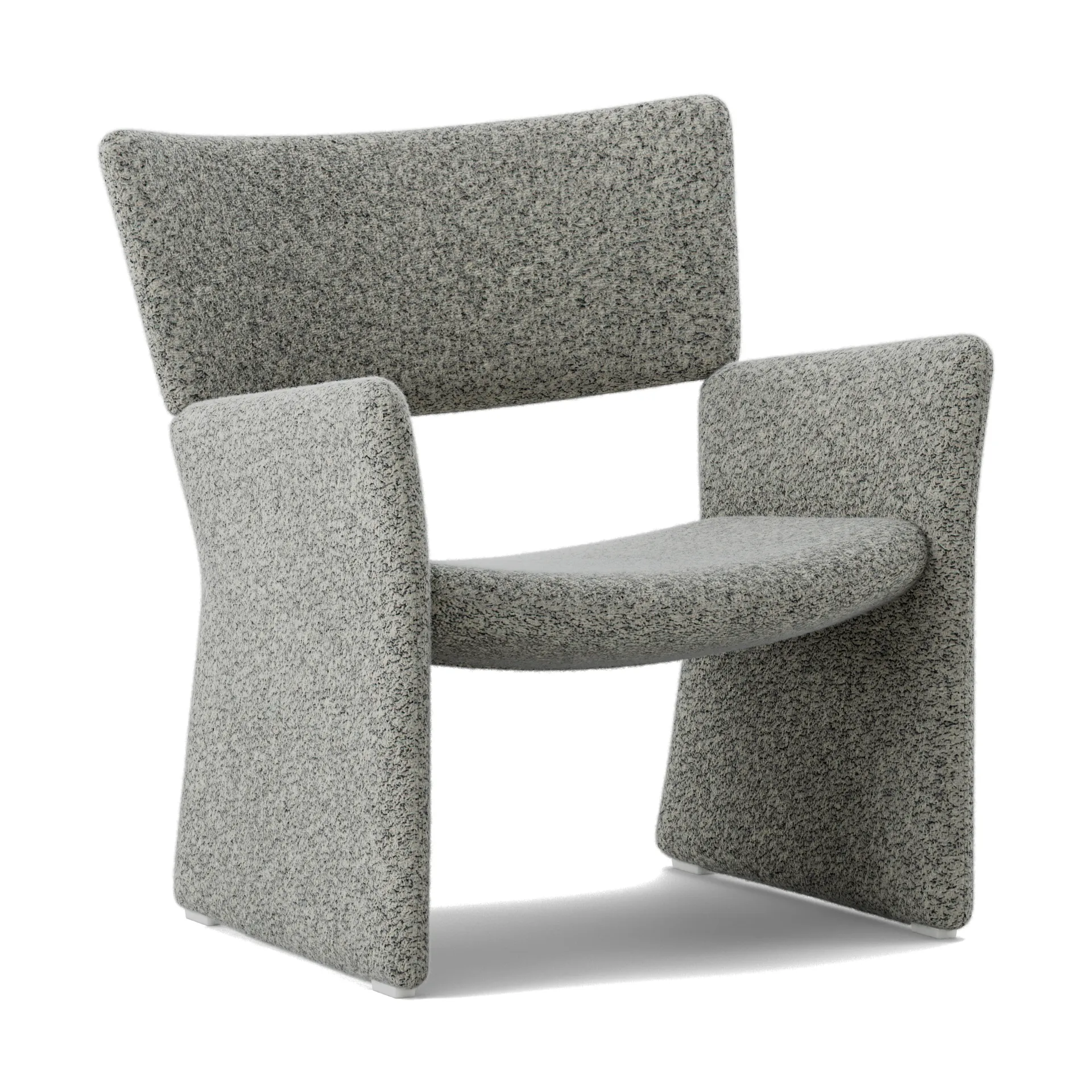 Crown Easy Chair fåtölj, Spiral 23 Monochrome Massproductions
