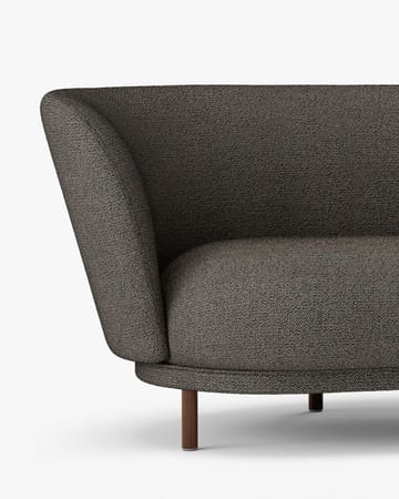 Dandy 2-sits soffa - Valnöt-Sacho Safire 001 - Massproductions