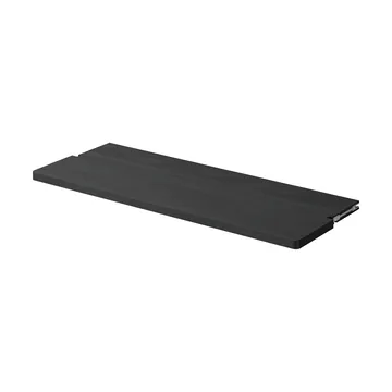 Gridlock Deep Shelf W800 hyllplan - Black stained Ash - Massproductions
