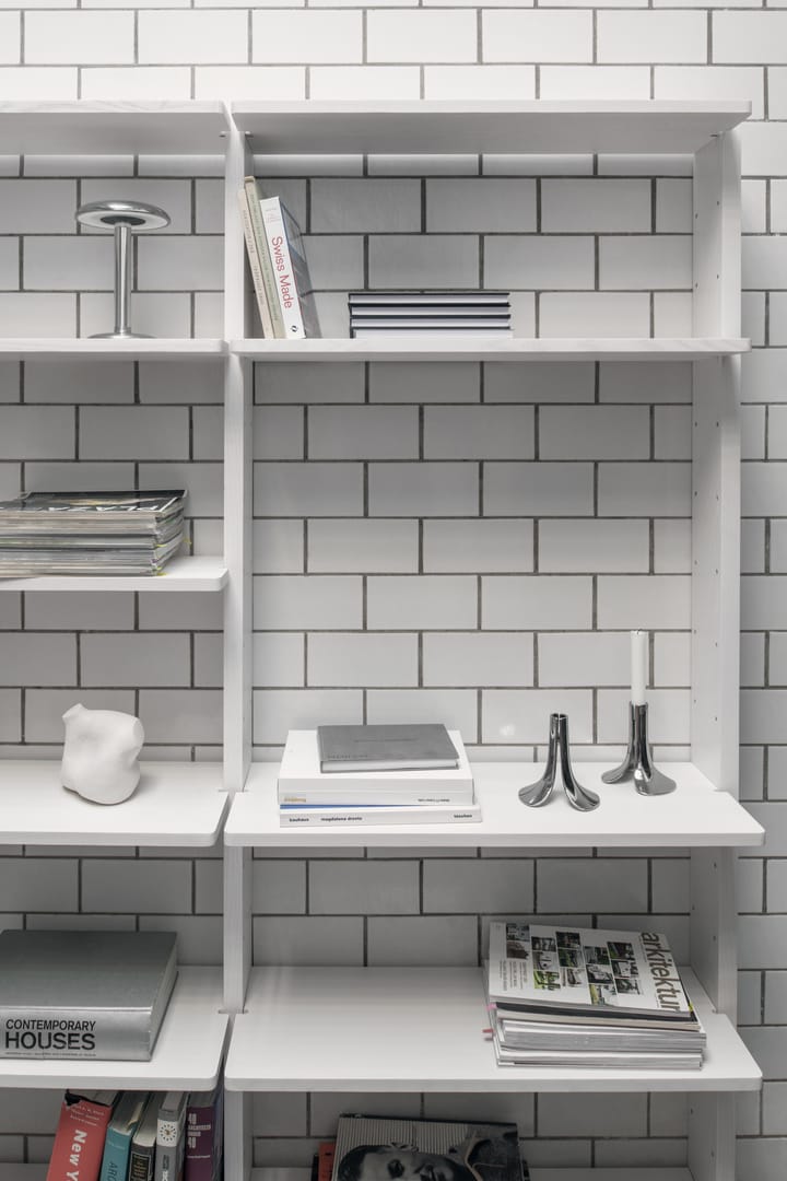 Gridlock Deep Shelf W800 hyllplan, White stained Ash Massproductions