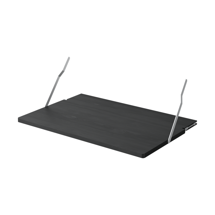 Gridlock Desk skrivbordshyllplan - Black stained Ash - Massproductions