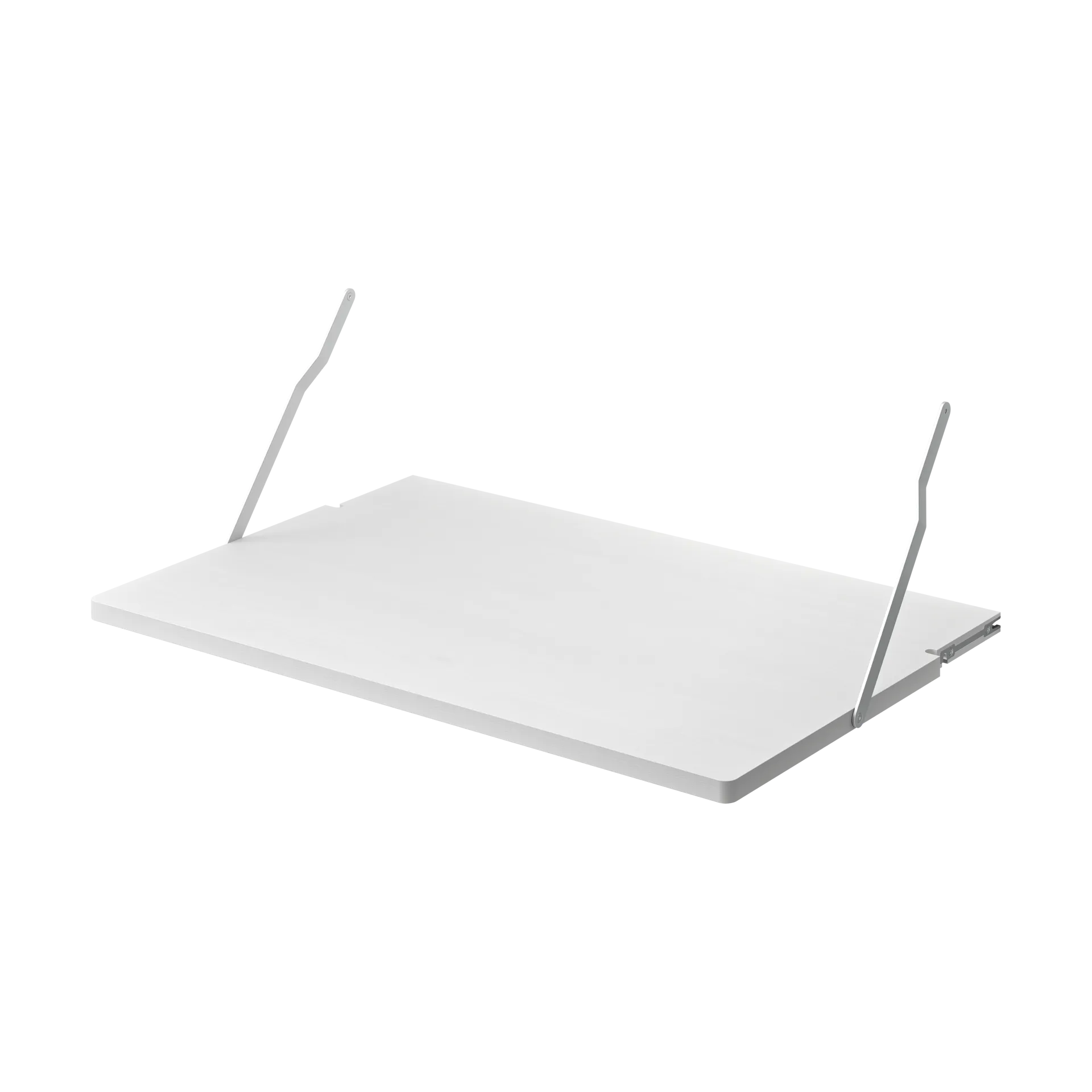 Gridlock Desk skrivbordshyllplan, White stained Ash Massproductions