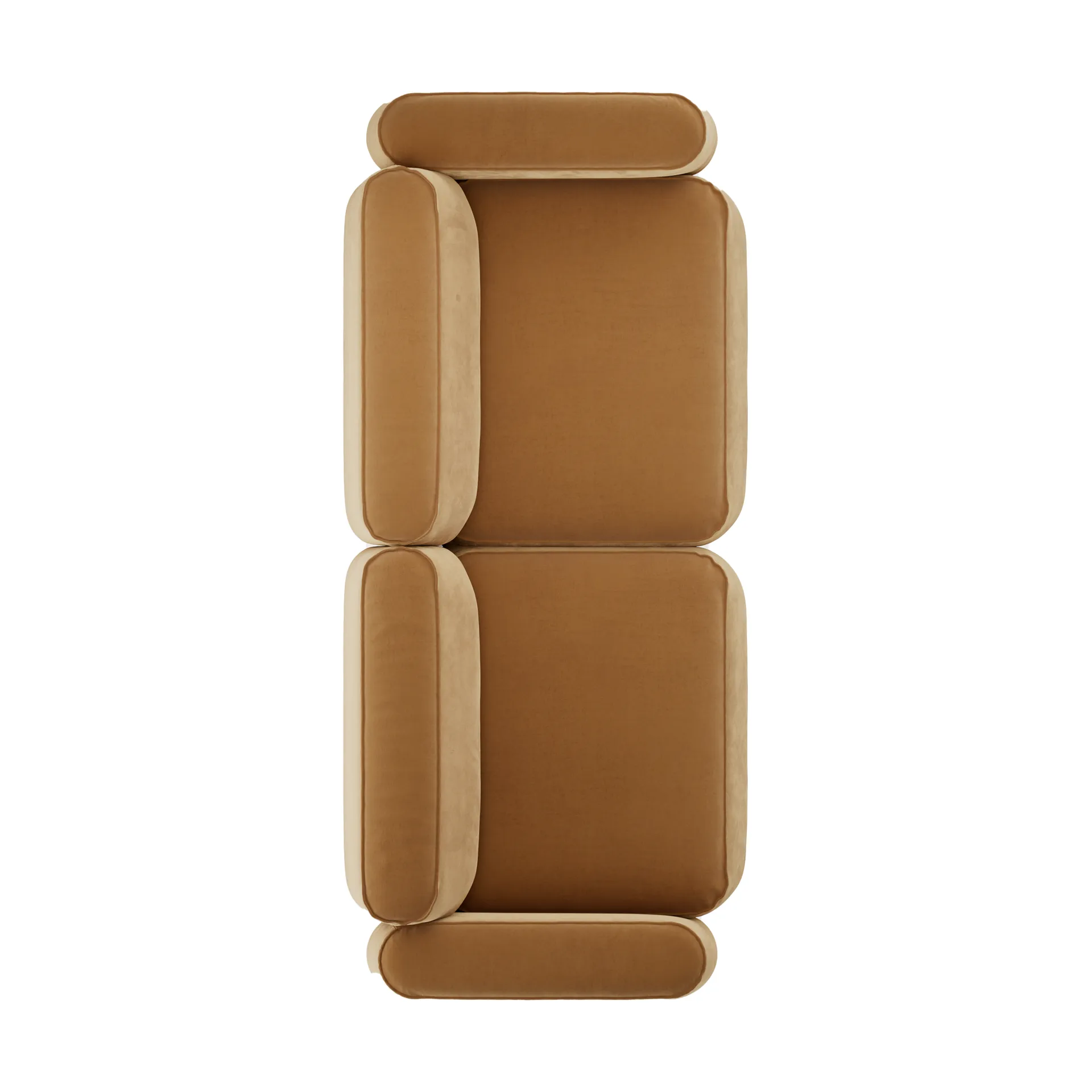 Patch 2,5-sits soffa, Atlantis 91 Cumin Massproductions