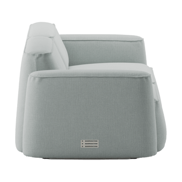 Patch 2,5-sits soffa - Linara 253 Swedish Grey - Massproductions