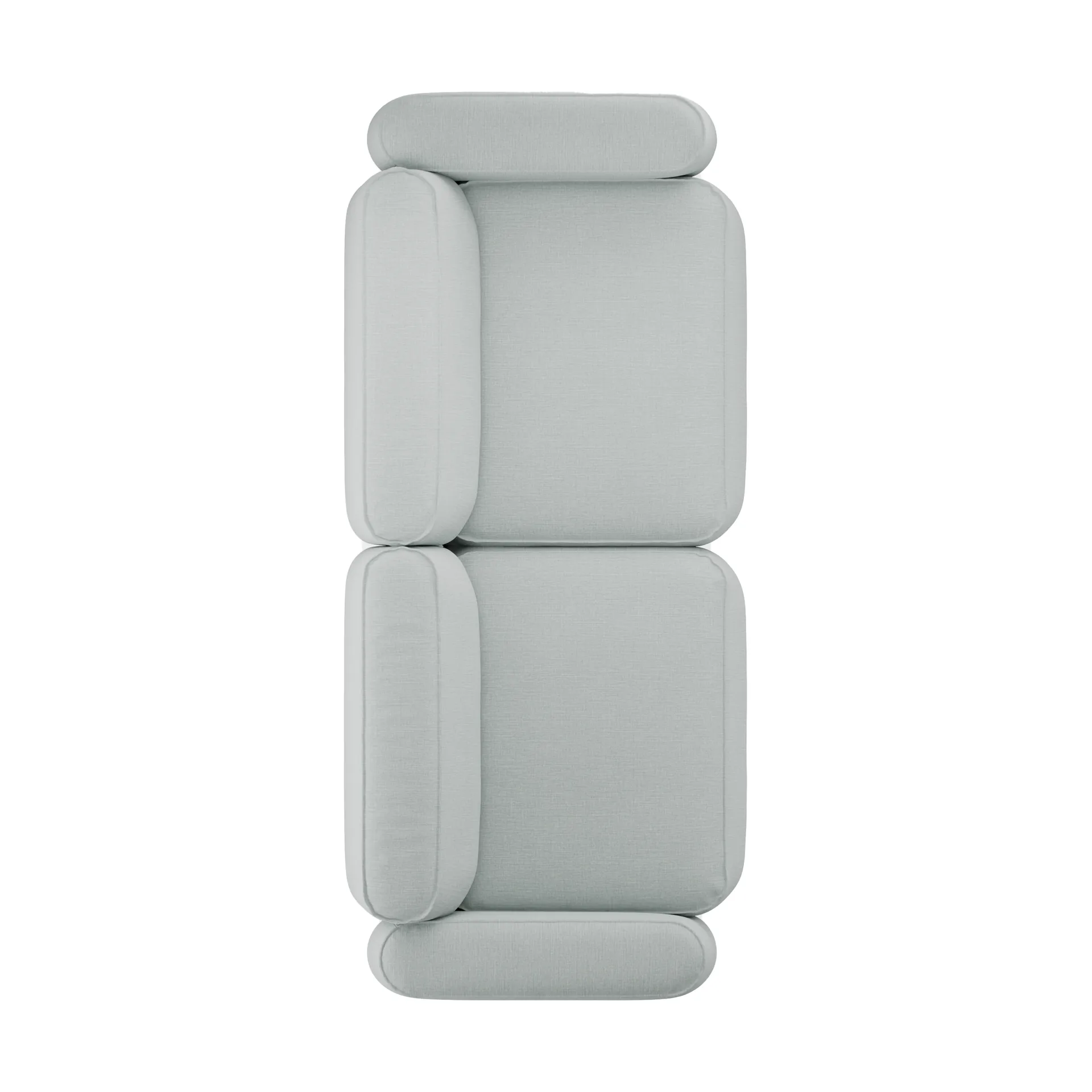 Patch 2,5-sits soffa, Linara 253 Swedish Grey Massproductions