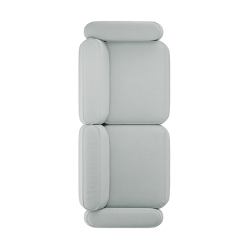 Patch 2,5-sits soffa - Linara 253 Swedish Grey - Massproductions