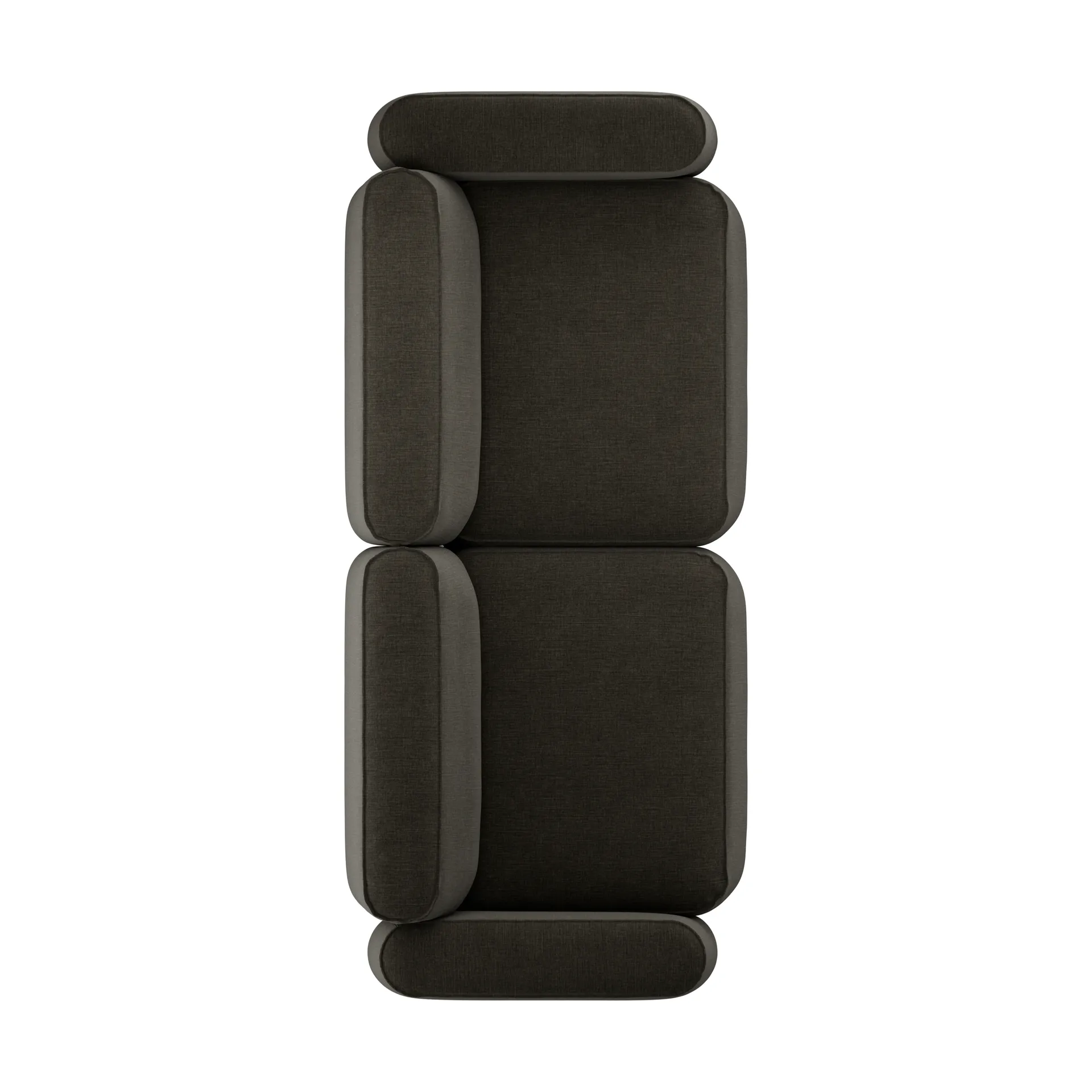 Patch 2,5-sits soffa, Linara 90 Espresso Massproductions