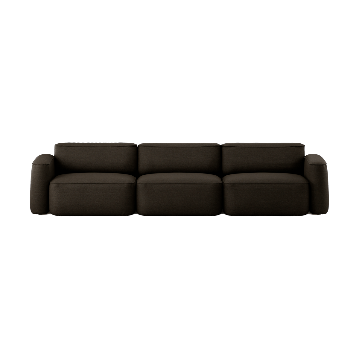 Massproductions Patch 3-sits soffa Ecriture 380 | Skandinavisk Design | Soffor | Brun