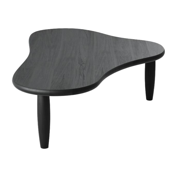 Massproductions Puddle bord Svartbetsad ask | Skandinavisk Design | Soffbord | Svart