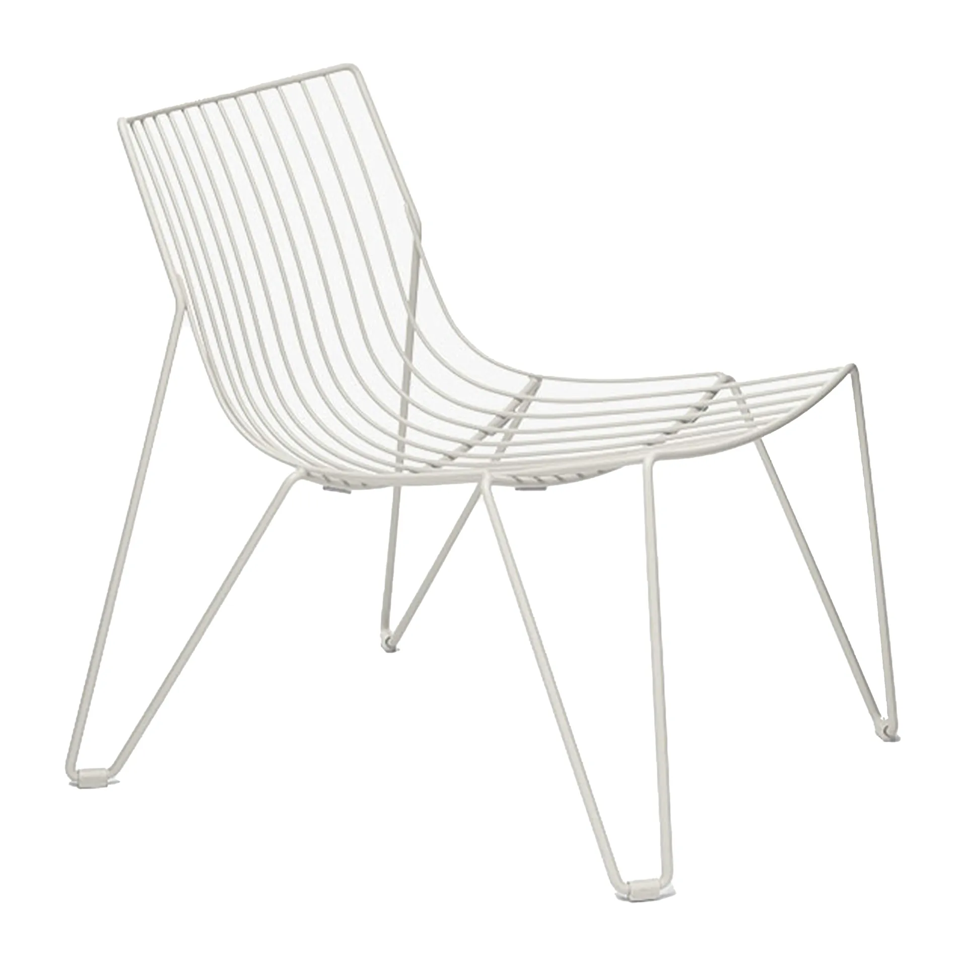 Tio easy chair loungestol, White Massproductions