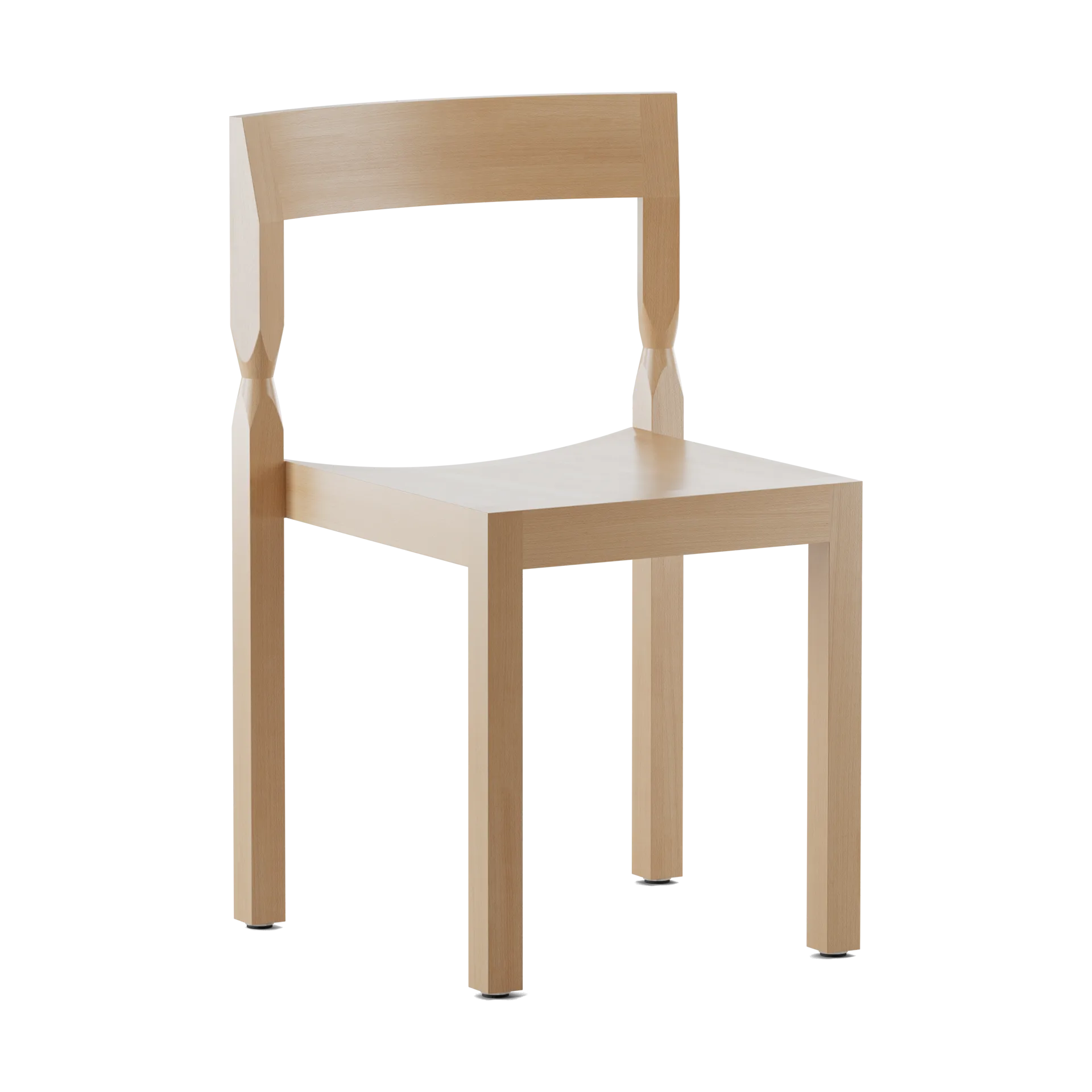 Woodwerk stol, Natural beech Massproductions