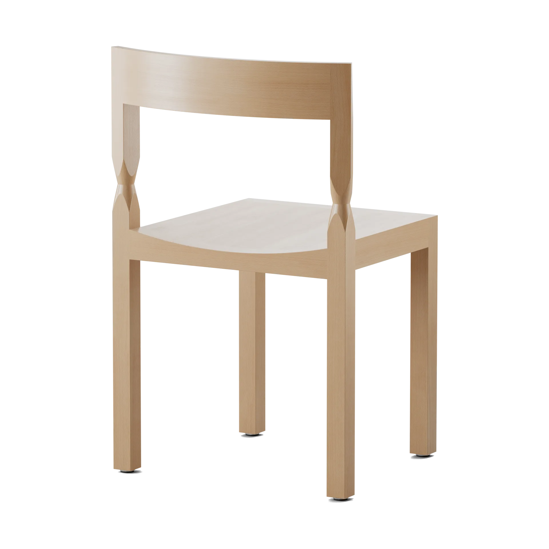 Woodwerk stol, Natural beech Massproductions