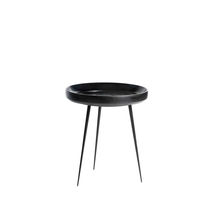 Bowl Medium bord - mango svart, svart stativ - Mater