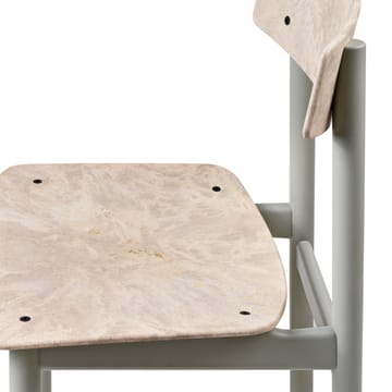 Conscious BM3162 stol - Grey beech-wood waste grey - Mater