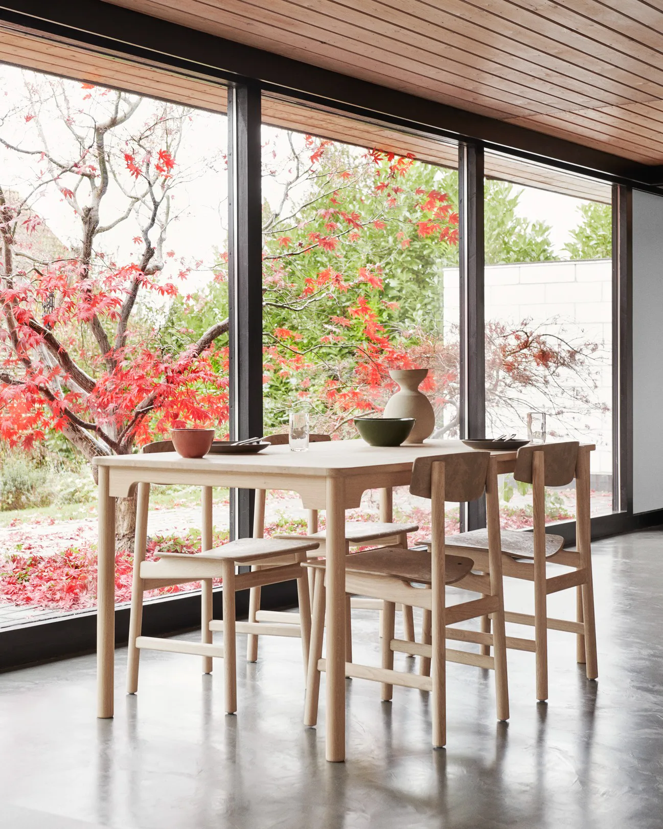 Conscious BM5462 bord 90x160 cm, Soaped oak Mater