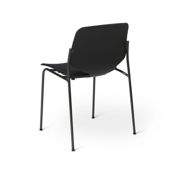 Nova Sea stol - tyg cura 60111 black, svart stålstativ - Mater