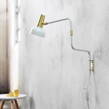 Ray bordslampa - white, ekdetalj på skärm - Mater