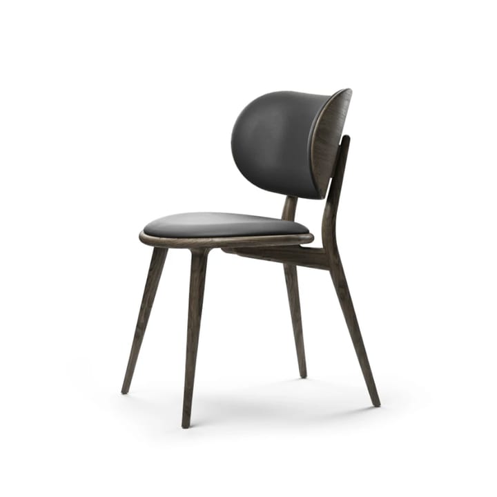 The Dining Chair stol - läder svart, sirka grey ekstativ - Mater