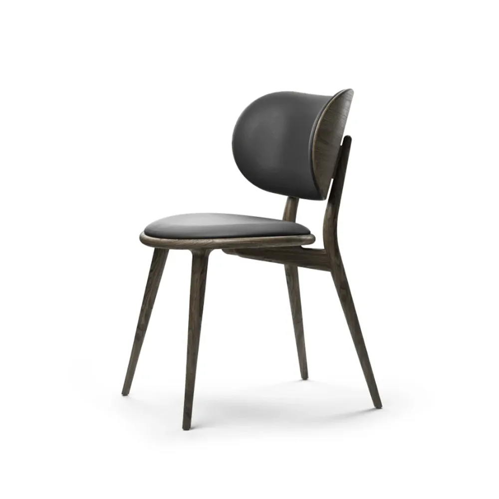 The Dining Chair stol, Svart-sirka grey ekstativ Mater