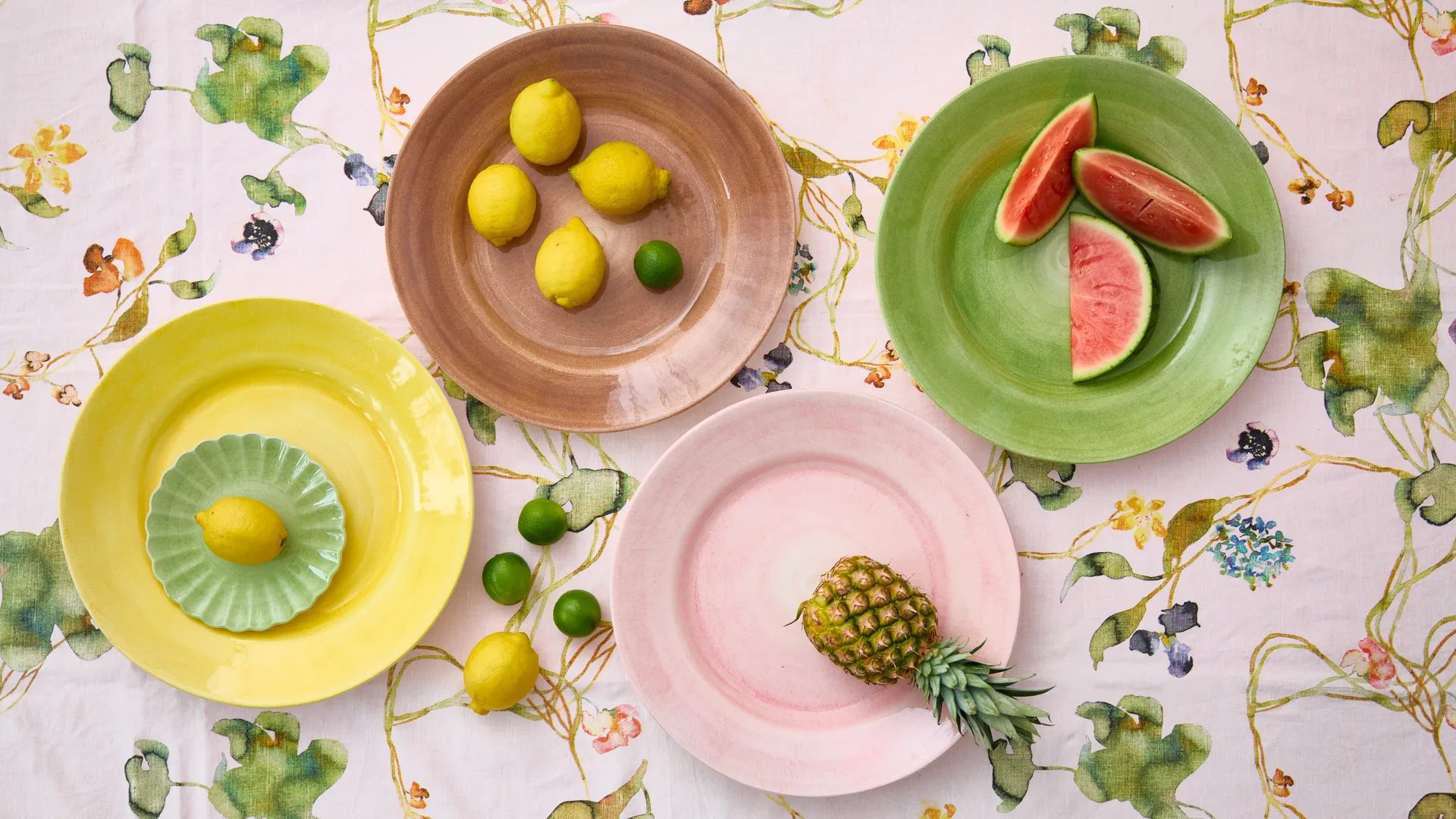 Basic serveringsfat Ø41 cm, Grön Mateus