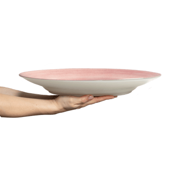 Basic serveringsfat Ø41 cm - Ljusrosa - Mateus