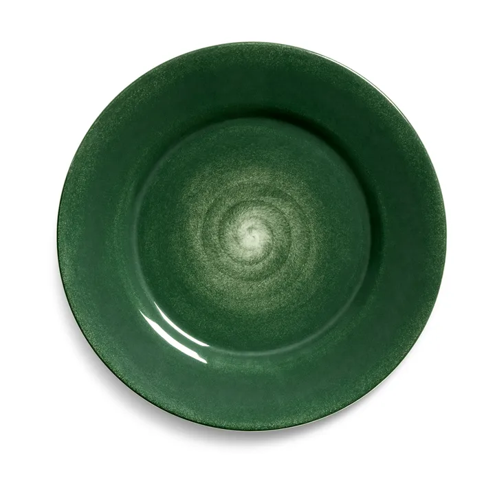 Basic tallrik 25 cm - Forest green - Mateus
