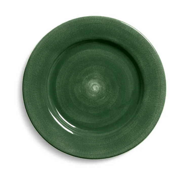 Basic tallrik 28 cm - Forest green - Mateus