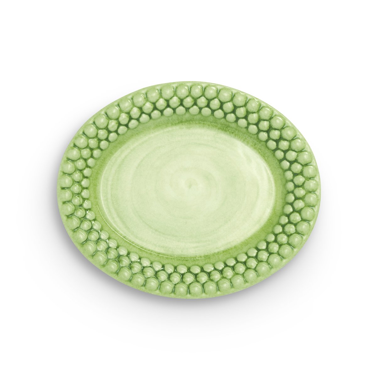 Mateus Bubbles oval tallrik 20 cm Grön | Skandinavisk Design | Mattallrikar | Grön