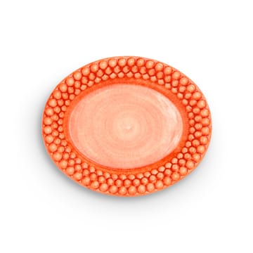Bubbles oval tallrik 20 cm - Orange - Mateus