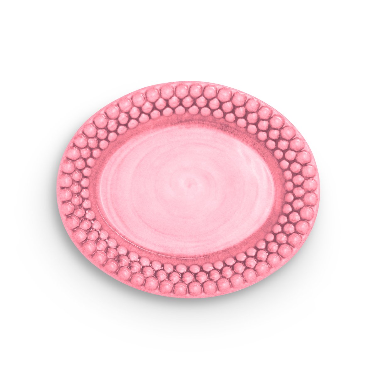 Mateus Bubbles oval tallrik 20 cm Rosa | Skandinavisk Design | Mattallrikar | Rosa