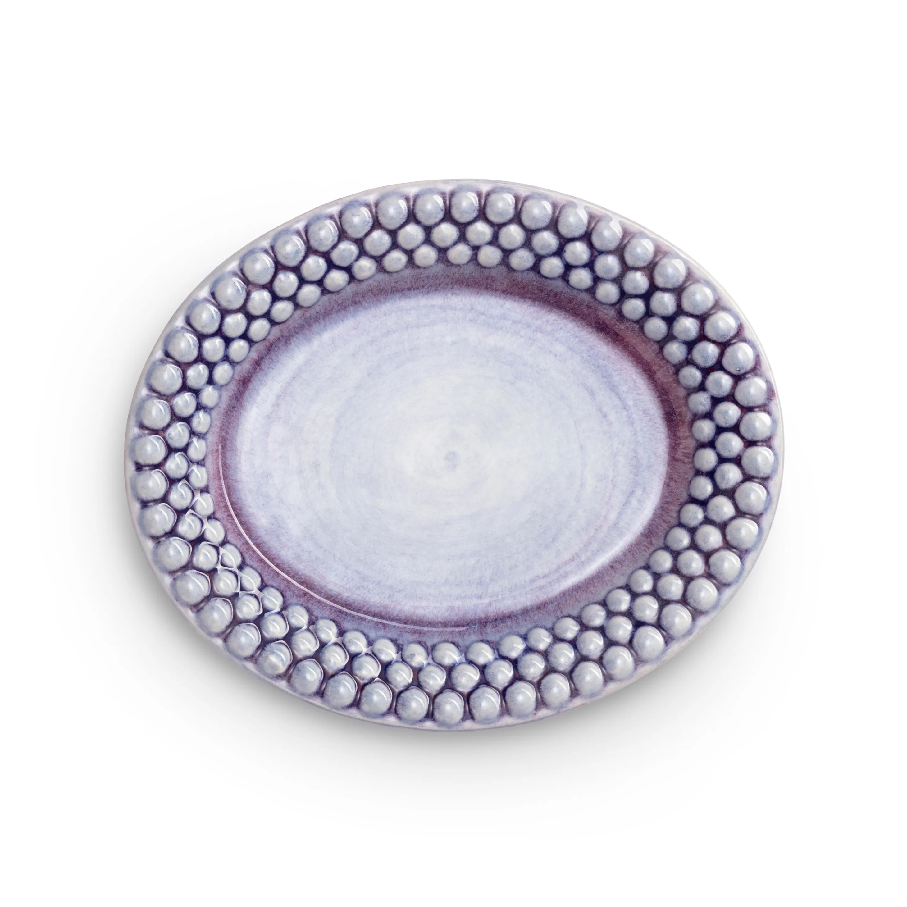 Bubbles oval tallrik 20 cm, Viol