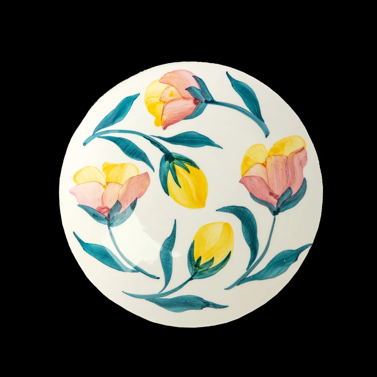 Mateus Flowers tulips assiett Ø20 cm Vit
