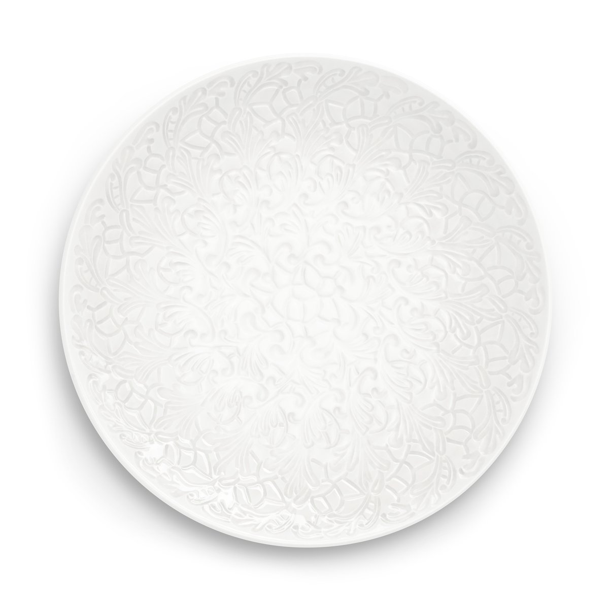 Mateus Lace fat 34 cm Vit | Skandinavisk Design | Serveringsfat & Uppläggningsfat | Vit