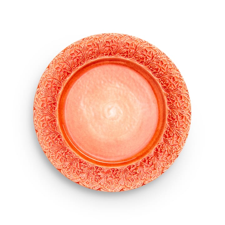 Lace tallrik 25 cm, Orange Mateus