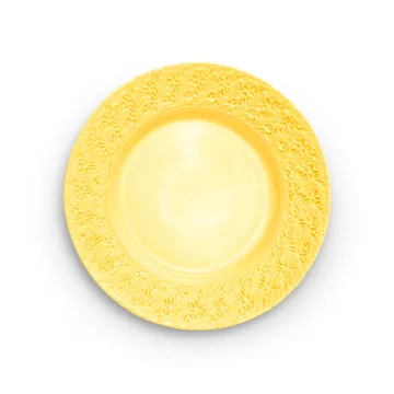 Lace tallrik 32 cm - Gul - Mateus