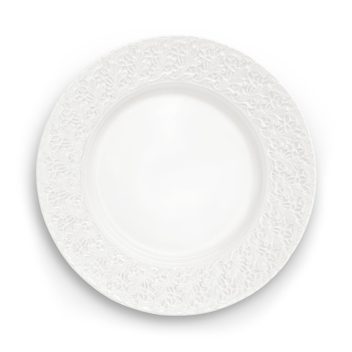 Mateus Lace tallrik 32 cm Vit | Skandinavisk Design | Mattallrikar | Vit