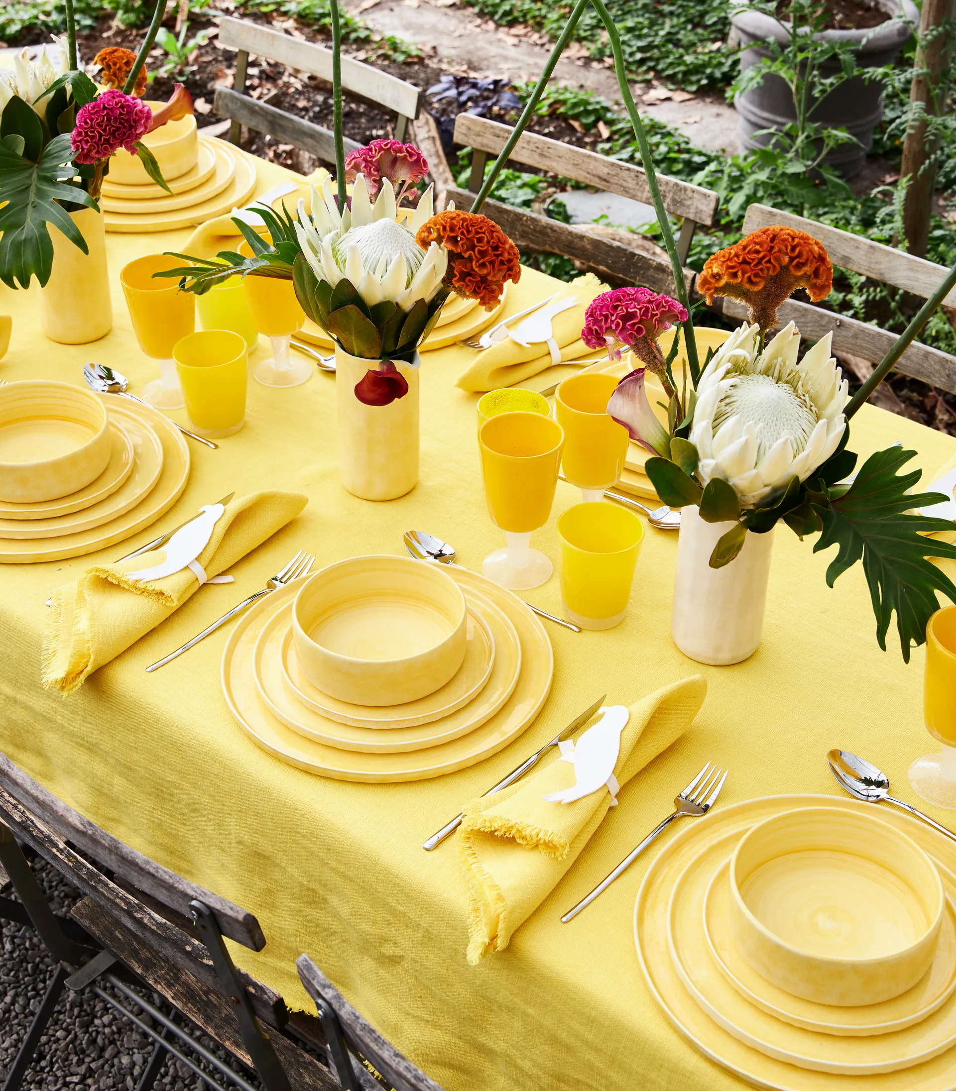 MSY tallrik 25 cm, Gul Mateus