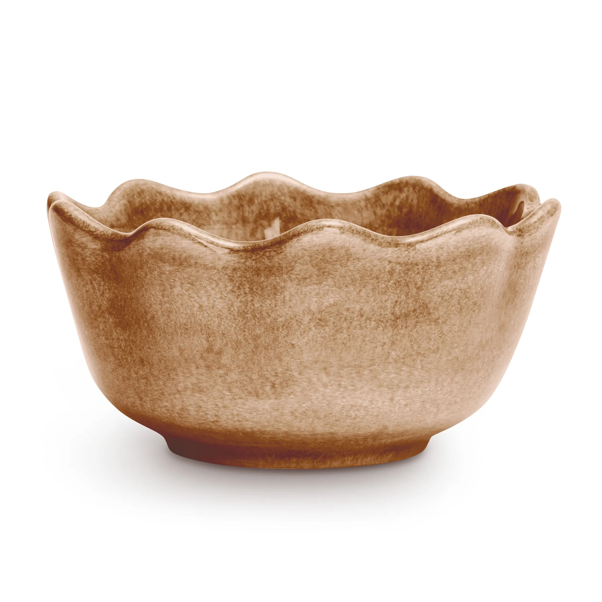 Oyster skål Ø13 cm, Cinnamon
